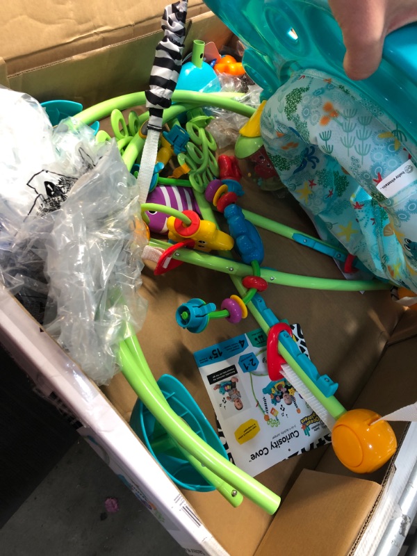 Photo 1 of Baby Einstein Ocean Explorers Curiosity Cove 2-in-1 Educational Activity Jumper and Floor Toy, Max weight 25 lbs., Ages 6 Months+, Unisex