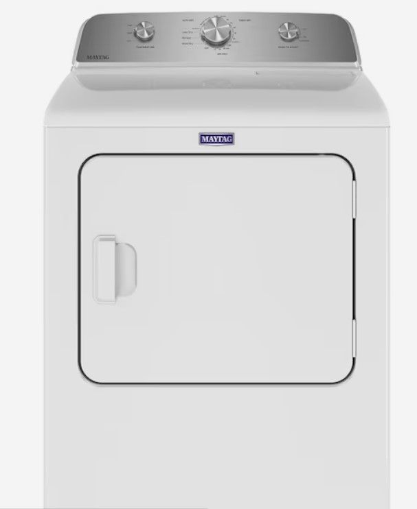 Photo 1 of Maytag 7-cu ft Electric Dryer (White)
