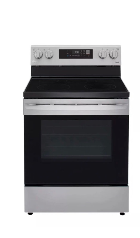 Photo 1 of 6.3 cu ft. Smart Wi-Fi Enabled Electric Range with EasyClean®