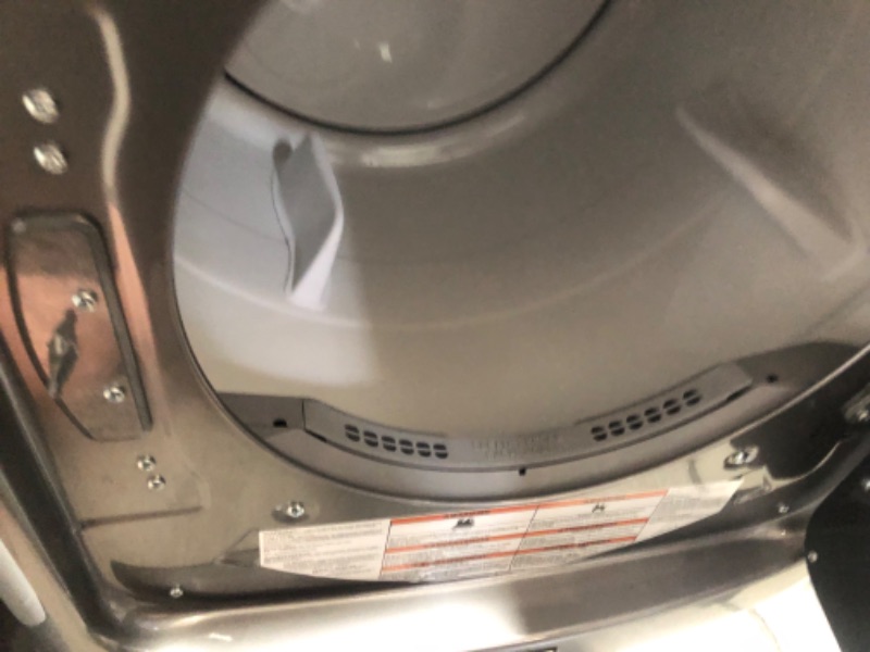 Photo 8 of Maytag 7.3-cu ft Stackable Electric Dryer (Metallic Slate) ENERGY STAR