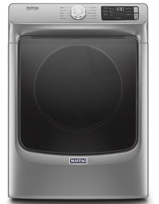 Photo 1 of Maytag 7.3-cu ft Stackable Electric Dryer (Metallic Slate) ENERGY STAR