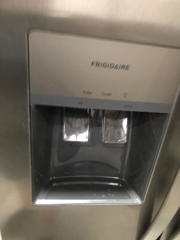 Photo 8 of Frigidaire 25.6-cu ft Side-by-Side Refrigerator with Ice Maker (Fingerprint Resistant Stainless Steel) ENERGY STAR