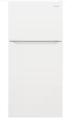 Photo 1 of Frigidaire Garage-Ready 18.3-cu ft 30-in Top-Freezer Refrigerator (White)