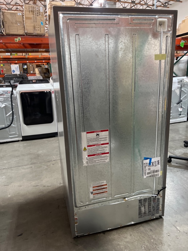 Photo 1 of Whirlpool 21.4-cu ft Side-by-Side Refrigerator with Ice Maker (Fingerprint Resistant Stainless Steel)