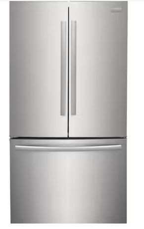 Photo 1 of Frigidaire Gallery 23.3-cu ft Counter-depth French Door Refrigerator with Ice Maker (Fingerprint Resistant Stainless Steel) ENERGY STAR