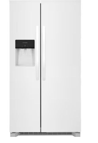 Photo 1 of Frigidaire 25.6-cu ft Side-by-Side Refrigerator with Ice Maker (White) ENERGY STAR
Item #5122791

Model #FRSS2623AW