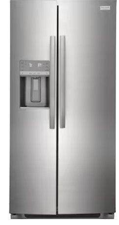 Photo 1 of Frigidaire Gallery 22.3-cu ft Counter-depth Side-by-Side Refrigerator with Ice Maker (Fingerprint Resistant Stainless Steel) ENERGY STAR