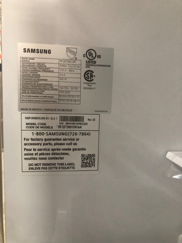 Photo 15 of Samsung 28.2-cu ft French Door Refrigerator with Ice Maker (Fingerprint Resistant Stainless Steel) ENERGY STAR