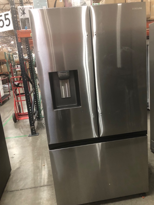 Photo 2 of Samsung Mega Capacity 30.5-cu ft Smart French Door Refrigerator with Dual Ice Maker (Fingerprint Resistant Stainless Steel) ENERGY STAR