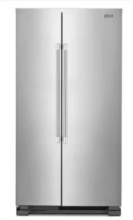 Photo 1 of Maytag 24.9-cu ft Side-by-Side Refrigerator (Fingerprint Resistant Stainless Steel)