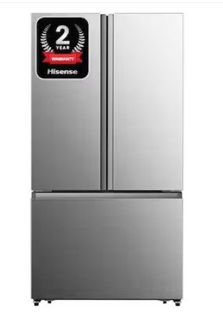 Photo 1 of Hisense 26.6-cu ft French Door Refrigerator with Ice Maker (Fingerprint Resistant Stainless Steel) ENERGY STAR