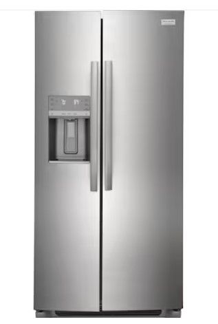 Photo 1 of Frigidaire Gallery 22.3-cu ft Counter-depth Side-by-Side Refrigerator with Ice Maker (Fingerprint Resistant Stainless Steel) ENERGY STAR