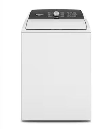 Photo 1 of Whirlpool 4.6-cu ft High Efficiency Impeller Top-Load Washer (White)