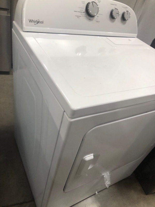 Photo 8 of Whirlpool 7-cu ft Electric Dryer (White)