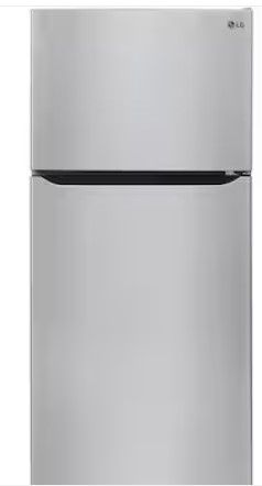 Photo 1 of LG 20.2-cu ft Top-Freezer Refrigerator (Stainless Steel) ENERGY STAR