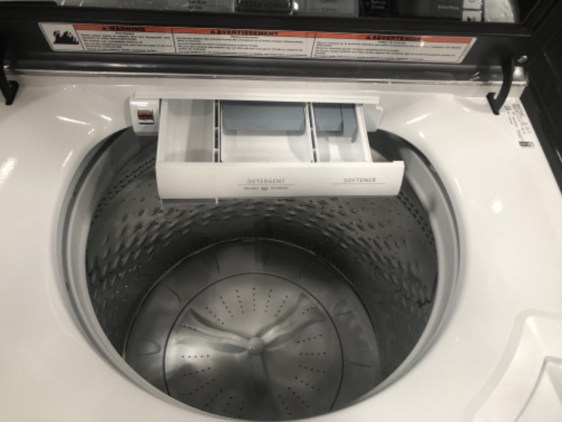 Photo 5 of Maytag Smart Capable 5.3-cu ft High Efficiency Impeller Smart Top-Load Washer (White) ENERGY STAR