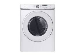 Photo 1 of Samsung 7.5-cu ft Stackable Electric Dryer (White)
