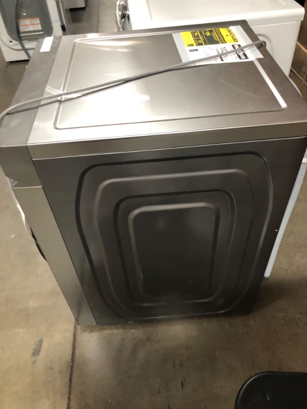 Photo 3 of Samsung Bespoke 5.3-cu ft High Efficiency Stackable Steam Cycle Smart Front-Load Washer (Silver Steel) ENERGY STAR