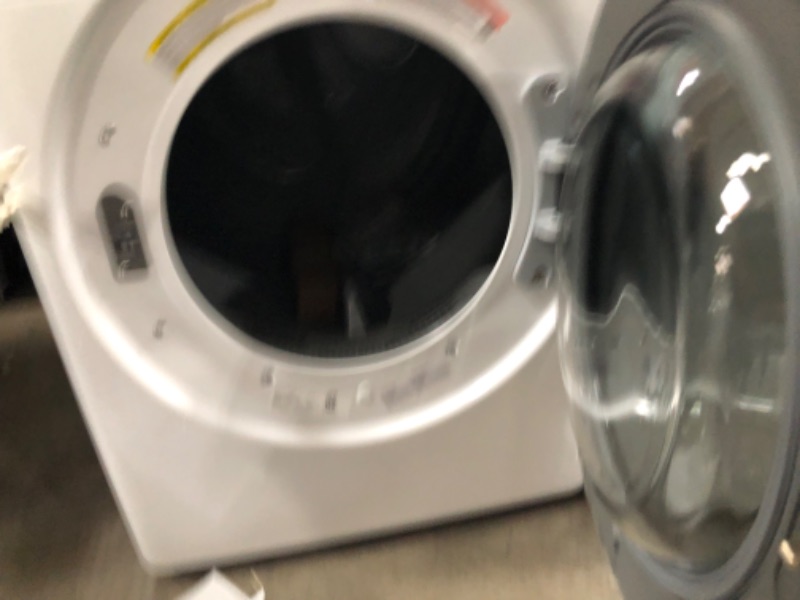 Photo 6 of Samsung 7.5 cu. ft. Smart Electric Dryer with Steam Sanitize+ in White
