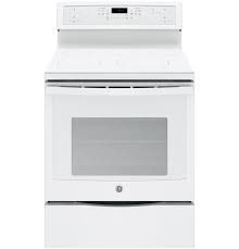 Photo 1 of GE 30 in. 5.3 cu. ft. Free-Standing Electric Range in White with Self Clean