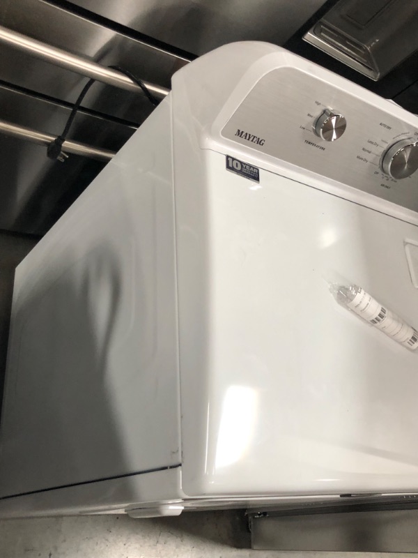 Photo 3 of Maytag 7-cu ft Electric Dryer (White)