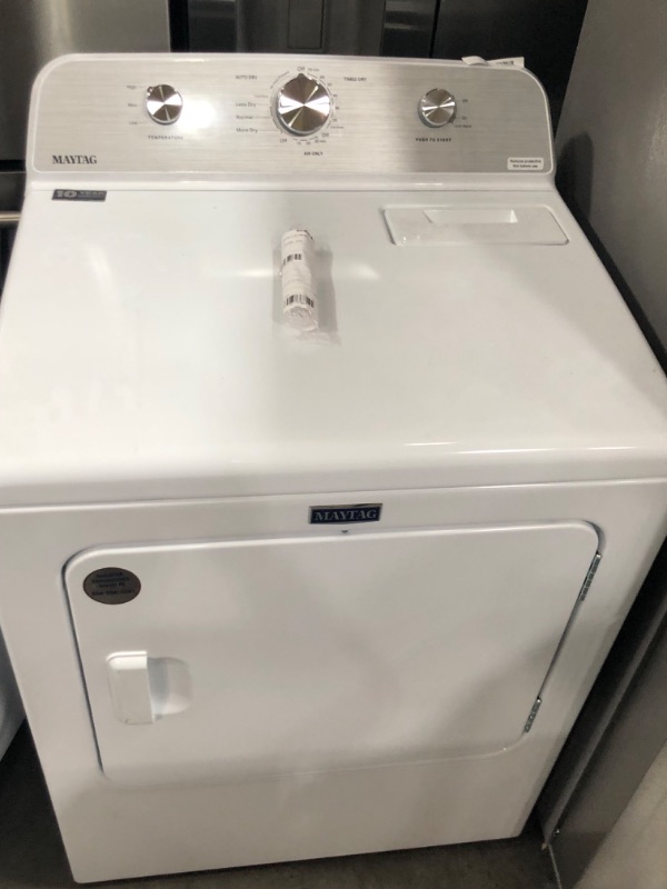 Photo 2 of Maytag 7-cu ft Electric Dryer (White)