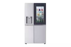 Photo 1 of LG InstaView Craft Ice 27.1-cu ft Smart Side-by-Side Refrigerator with Dual Ice Maker