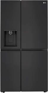 Photo 1 of LG 27.2-cu ft Side-by-Side Refrigerator with Ice Maker (Black)