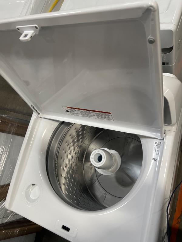 Photo 4 of 4.5-cu ft High Efficiency Agitator Top-Load Washer (White)
