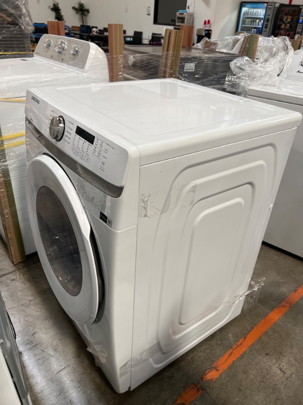 Photo 2 of Samsung 4.5-cu ft High Efficiency Stackable Front-Load Washer (White) ENERGY STAR
