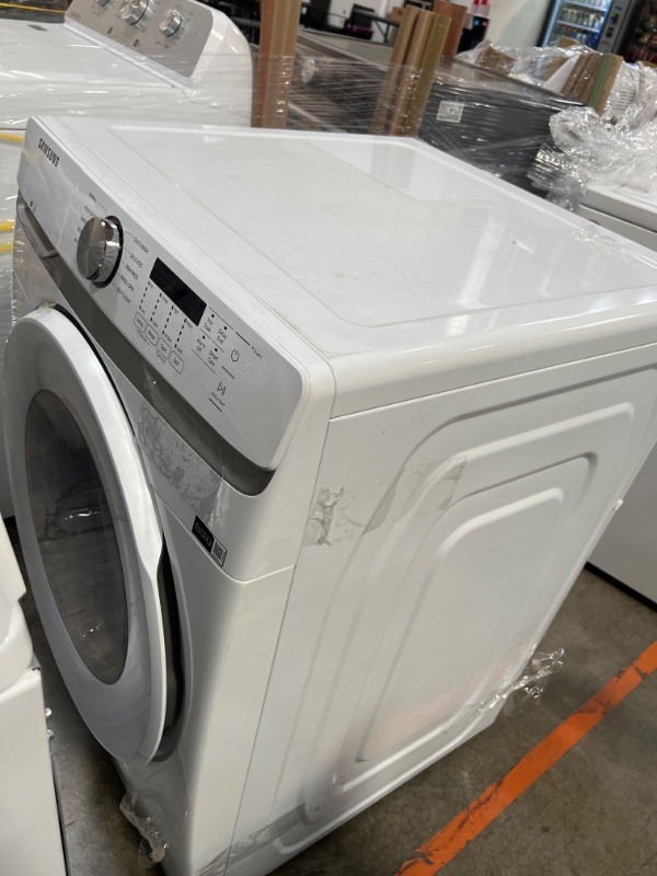 Photo 5 of Samsung 4.5-cu ft High Efficiency Stackable Front-Load Washer (White) ENERGY STAR
