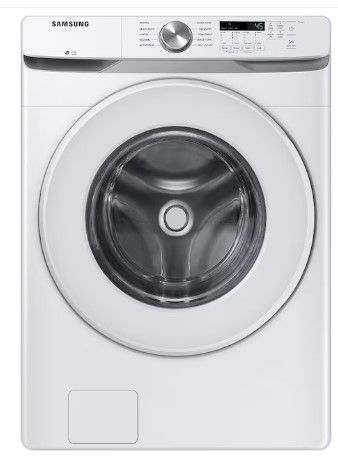 Photo 6 of Samsung 4.5-cu ft High Efficiency Stackable Front-Load Washer (White) ENERGY STAR
