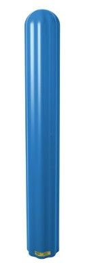 Photo 1 of 8" x 56" Fluted Bollard Cover, Blue - 1738BL
