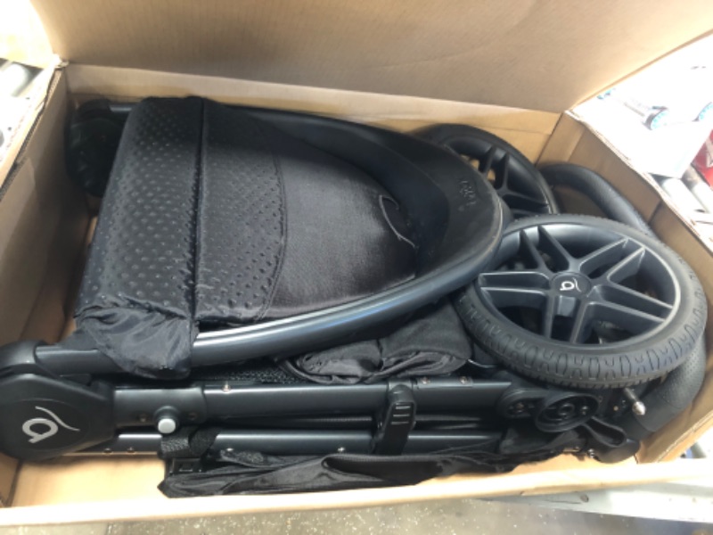 Photo 2 of Britax B-Free Stroller, Midnight - All Terrain Tires, Adjustable Handlebar, One Hand Fold, Large UV50 Canopy