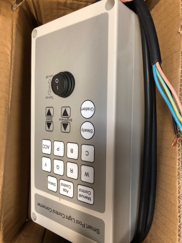 Photo 1 of Pomeade SH101200 LED 10 Inch Pool Lights for inground Pools Waterproof with 50 Foot Cord, Pool Lights for Wet Niche,Included Controller and APP Bluetooth Control 50FT