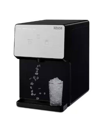 Photo 1 of KBICE 12 in. 32 lb. Self Dispensing Portable Ice Maker in Stainless with Nugget Maker