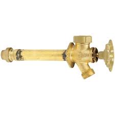 Photo 1 of 3/4 in. Push-Fit x 8 in. Brass Anti-Siphon Frost Free Sillcock Valve
