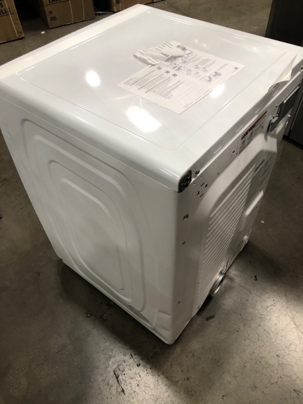 Photo 3 of Samsung 7.5-cu ft Stackable Steam Cycle Smart Electric Dryer (White)