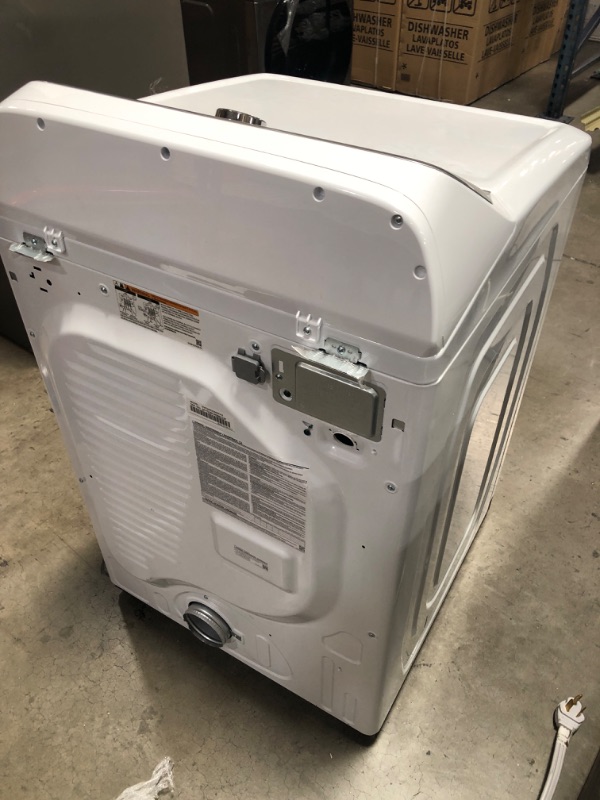 Photo 5 of Samsung 7.4 cu. ft. Vented Electric Dryer with Sensor Dry in White