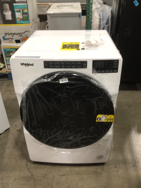 Photo 2 of 4.5 cu. ft. Ultra Large Capacity Smart wi-fi Enabled Front Load Washer with TurboWash™ 360° and Built-In Intelligence
