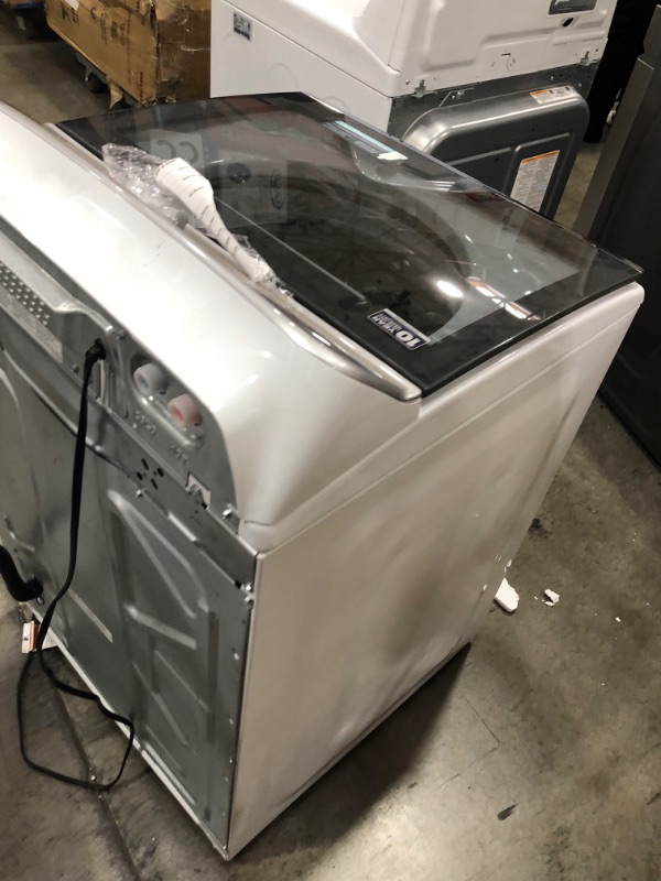Photo 1 of 4.7 cu. ft. Smart Capable White Top Load Washing Machine with Extra Power Button and Deep Fill Option
