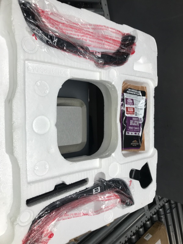 Photo 3 of Ninja OG751 Woodfire Pro Outdoor Grill with Built-In Thermometer, 7-in-1 Master Grill, BBQ Smoker, & Outdoor Air Fryer Plus Bake, Roast, Dehydrate & Broil, Woodfire Technology, Weather-Resistant, Grey Smart Thermometer + Woodfire Grill