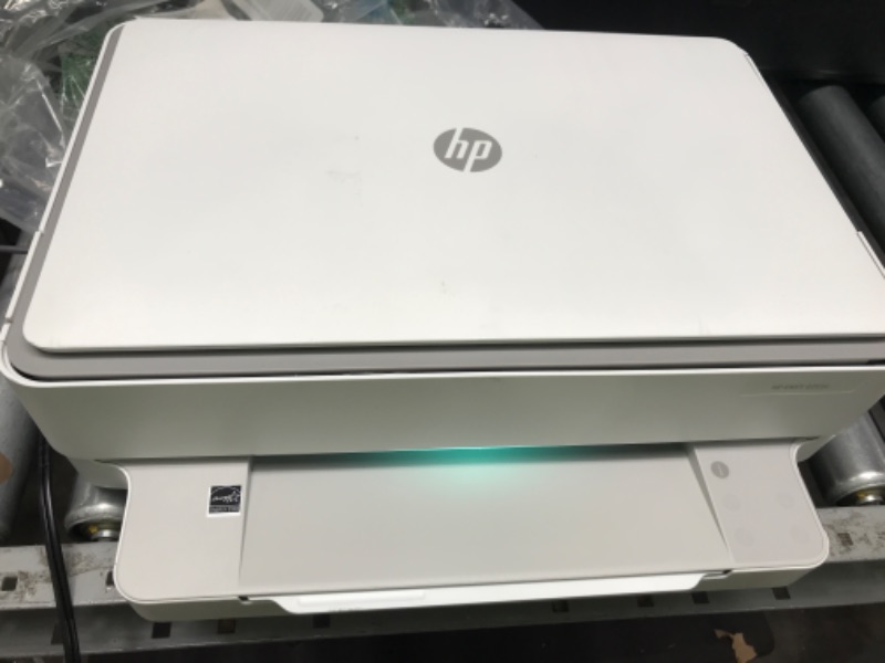 Photo 2 of HP Envy 6055e Wireless Color All-in-One Printer with 6 Months Free Ink (223N1A) (Renewed Premium),white