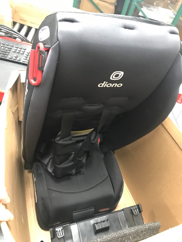 Photo 2 of Diono Radian 3R, 3-in-1 Convertible Car Seat, Rear Facing & Forward Facing, 10 Years 1 Car Seat, Slim Fit 3 Across, Gray Slate Radian 3R Fits 3 Across Gray Slate