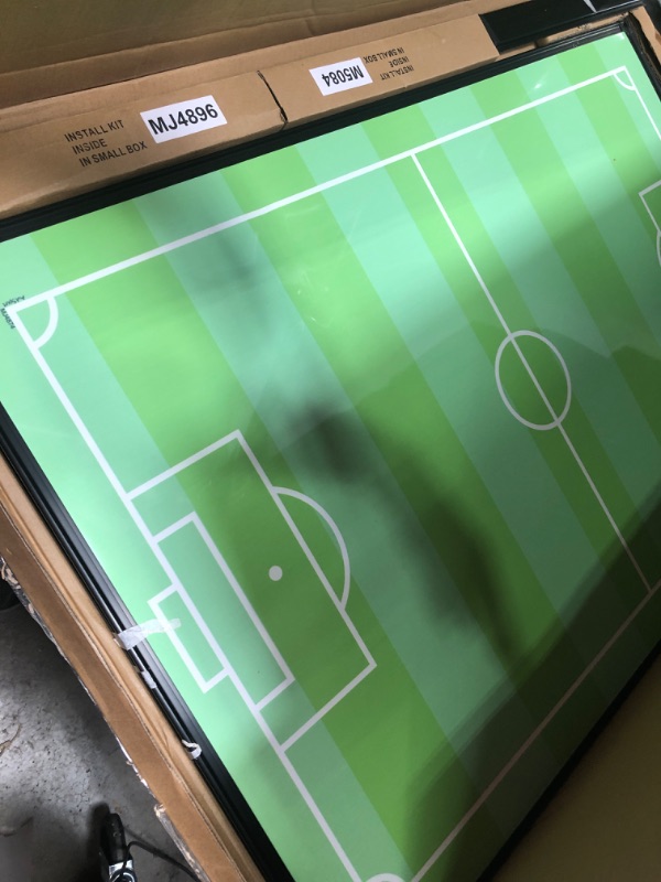 Photo 1 of AutSport Magnetic Dry Erase Coaching Board 24x36 Inch,Large Tactics Board Aluminum Framed Great for Drills, Strategy and Training Soccer Board