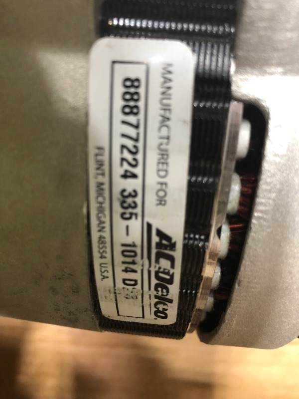 Photo 1 of ACDelco Gold 335-1014 Alternator