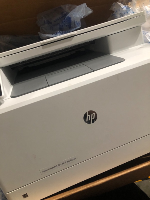 Photo 5 of HP Color LaserJet Pro M283fdw Wireless All-in-One Laser Printer, Remote Mobile Print, Scan & Copy, Duplex Printing, Works with Alexa (7KW75A), White