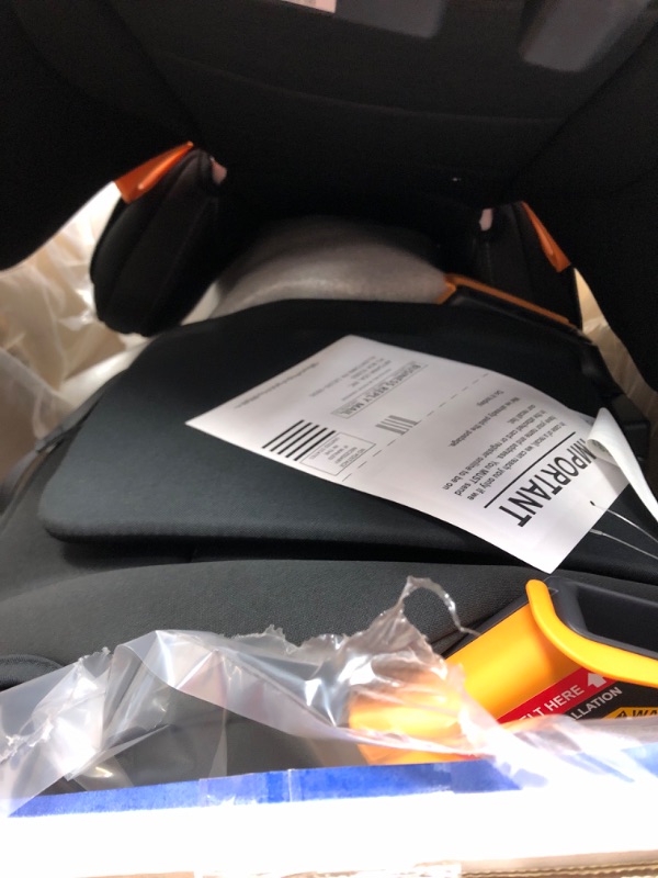 Photo 1 of Chicco KidFit ClearTex Plus 2-in-1 Belt-Positioning Booster Car Seat, Backless and High Back Booster Seat, for Children Aged 4 Years and up and 40-100 lbs. | Obsidian/Black KidFit Plus with ClearTex® No Chemicals Obsidian