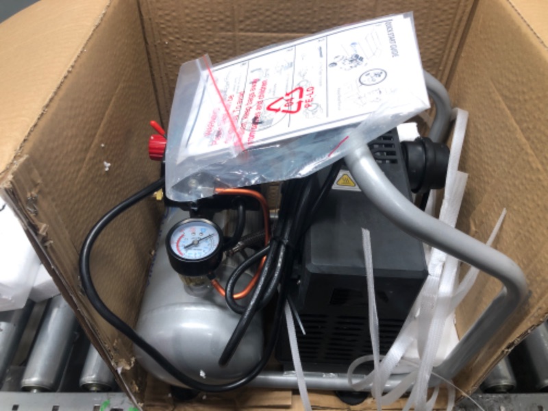 Photo 4 of *NEW* California Air Tools CAT-1P1060S Light & Quiet Portable Air Compressor, Silver 1 gallon