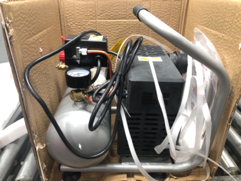 Photo 1 of *NEW* California Air Tools CAT-1P1060S Light & Quiet Portable Air Compressor, Silver 1 gallon
